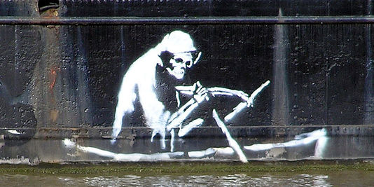 La mort par Bansky